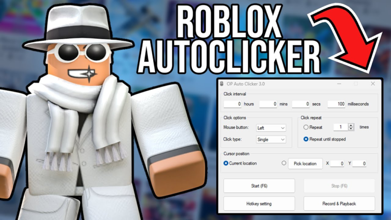 Auto Clicker For Roblox Games Settings And Safety Tips 2026 Image 768x432