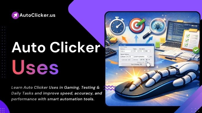 auto clicker uses